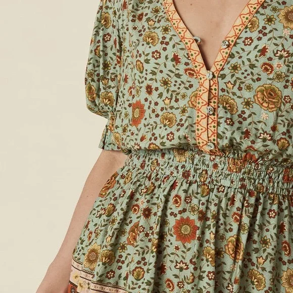 Spell Lady Untamed Playdress in Matcha - Picture 4 of 13